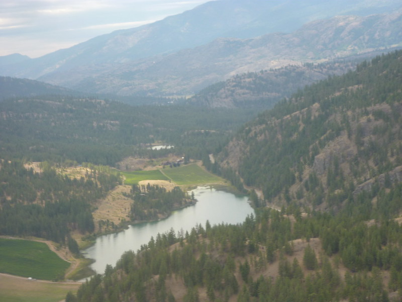 View from our scenic flight over the Okanagan Valley