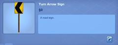 Turn Arrow Sign
