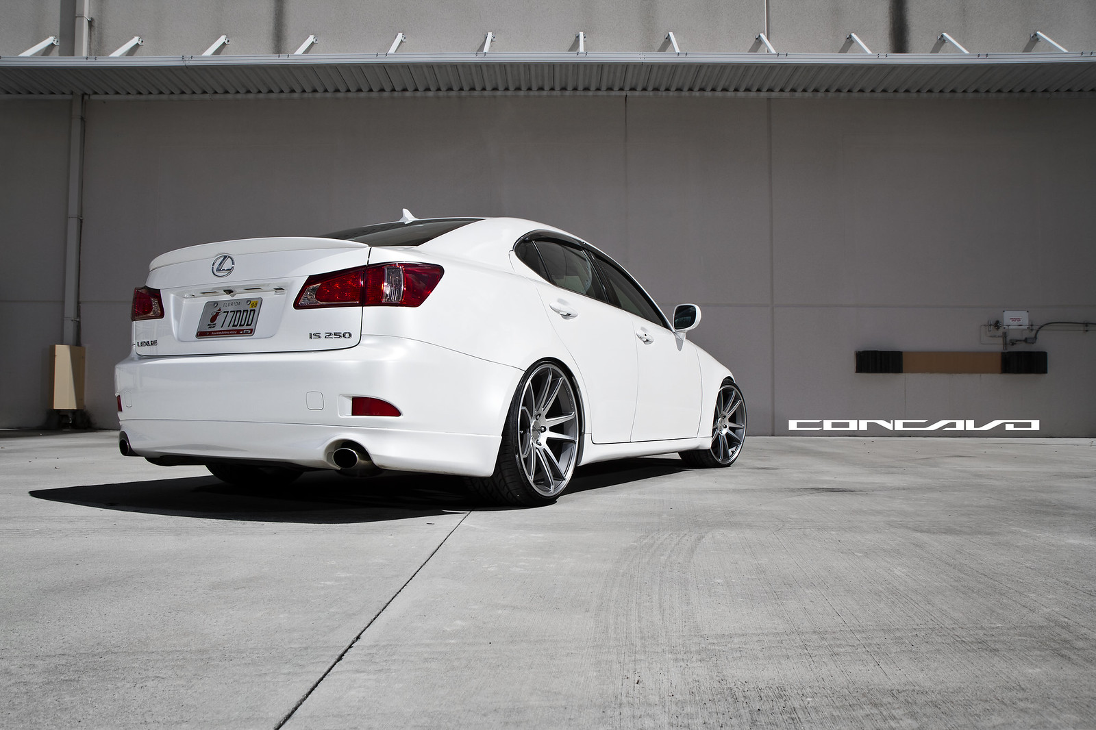 Lexus IS-250 on CW-S5 matte grey machined face 20X9 and 20X10.5.