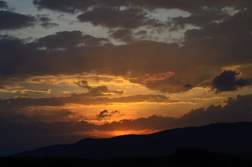 africa sunset kenya samburu