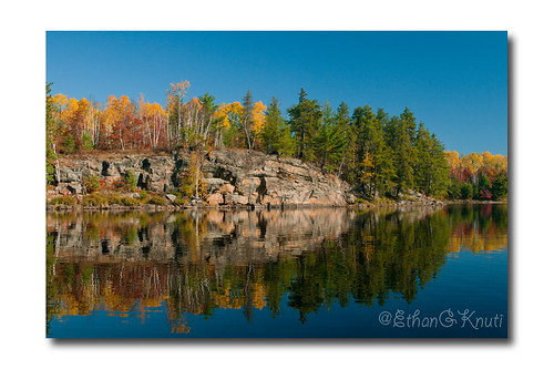 autumn trees reflection fall water minnesota landscape midwest fallcolors autumncolors ely mn boundarywaters bwca stlouiscounty echotrail bwcaw superiornationalforest ethangknuti