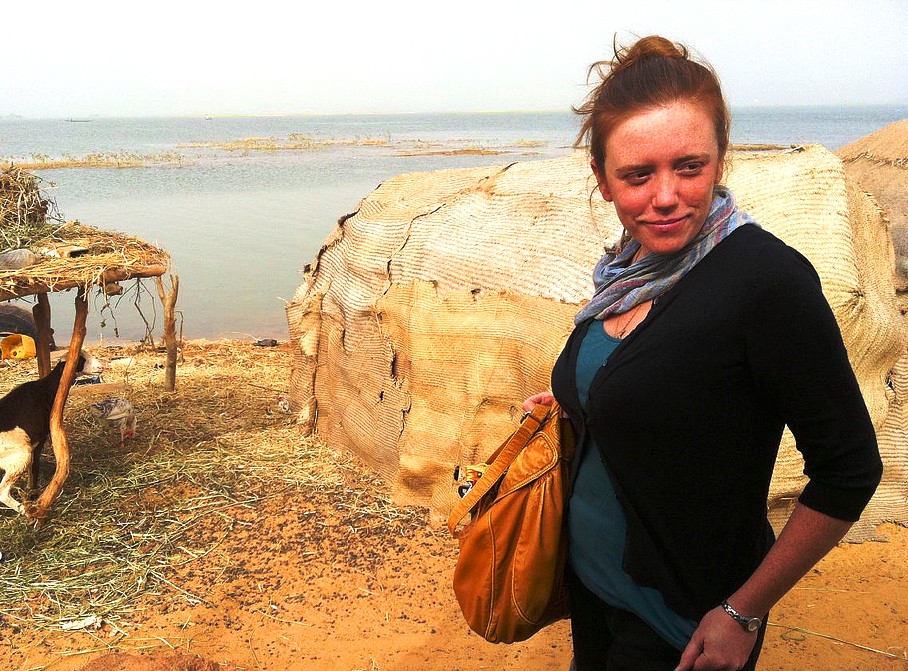 In Mali, waiting for the barge to take us across to Timbuktu