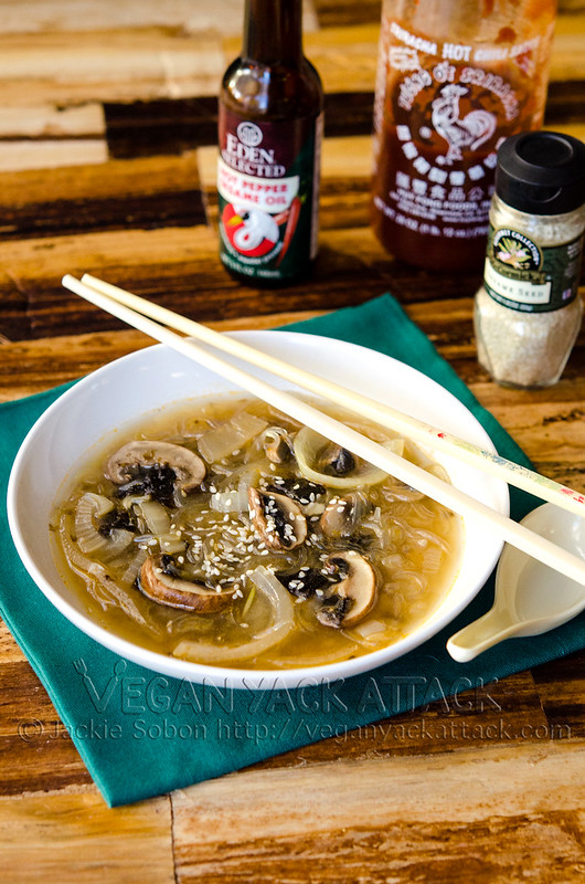 This filling, comforting, mushroom onion miso soup makes a great start to any meal. Plus, it's great for when you're feeling under the weather.