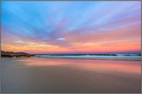 sunset sea sky color canon sand pretty paradise australian australia shore shutter tasmania tasmanian canonefs1022mm freycinetnationalpark friendlybeaches canon60d photoshopelements10