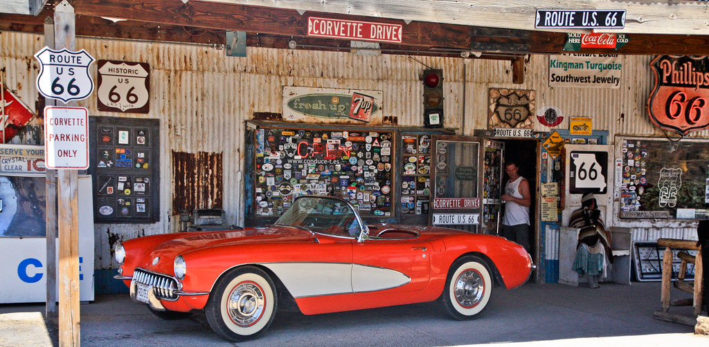 57 Chevy #5, Route 66, Hackberry, Arizona