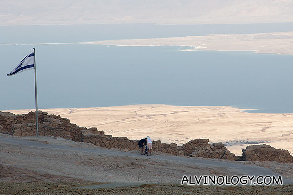 You can see the Dead Sea