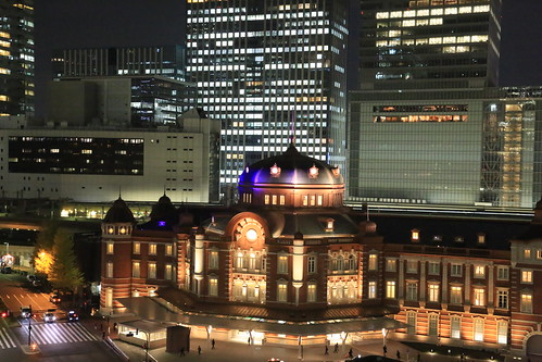 New Old Tokyo Station Night View (test ISO16000)
