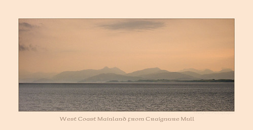 sea mountains scotland hills westcoast mull seaview distant craignure soundofmull