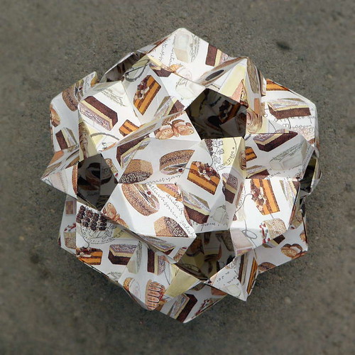 origami polyhedron modularorigami alekseeva icosahedralsymmetry annaalekseeva