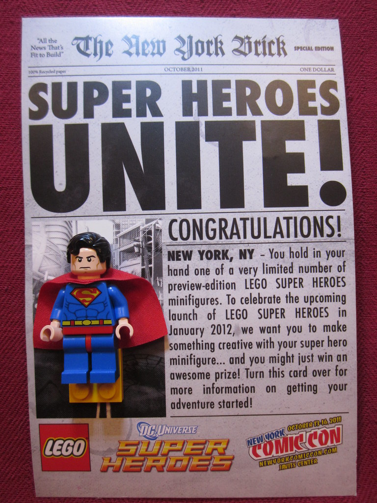 LEGO Superman from NYCC 1/200