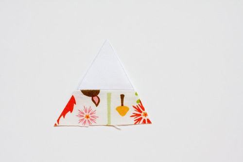 Triangular Log Cabin Pincushion Tutorial - In Color Order