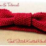 Seed Stitch Knotted Headband: Pattern & Tutorial