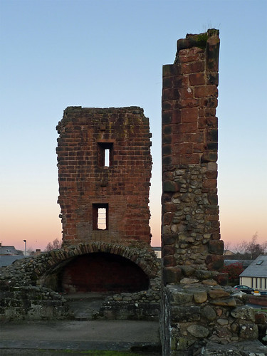 castle sunrise ruins cumbria