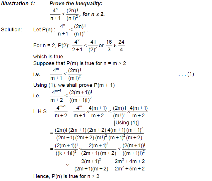 Binomial Theorem - Mathematical Induction And Its Applications