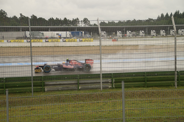 Toro Rosso in the wet