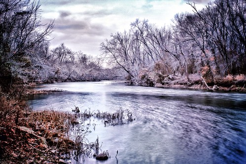 autumn winter nature river missouri shoalcreek redingsmillbridge