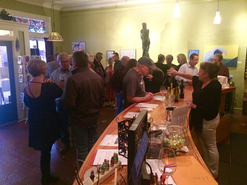 Art and Wine Reception at Lake County Wine Studio 1