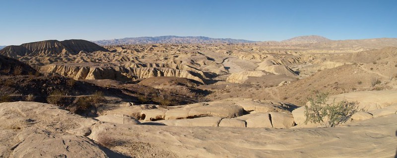 Panorama view to the west from the Wind Caves