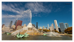 Buckingham Fountain in Grant Park, Chicago