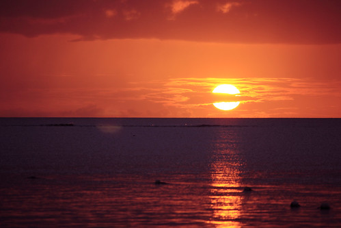 sunset sea sun beach canon horizon mauritius 550d 55250