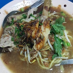 Breakfast this morning mee soto.