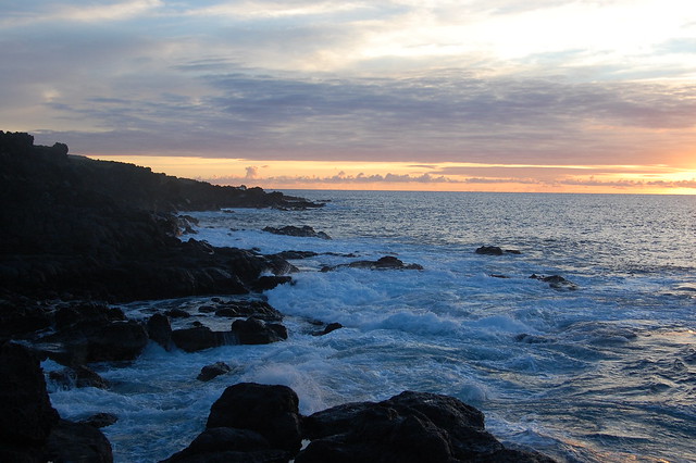 Sunset from the North Coast of Rapa Nui