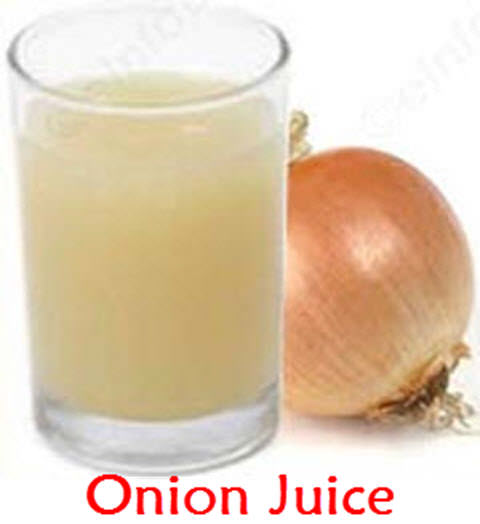 onion juice for hair growth and prevent hair loss
