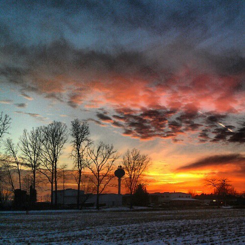 sunset sunrise square photo michigan squareformat normal industrialpark mtpleasant midmichigan isabellacounty tribalcollege saginawchippewa iphoneography instagramapp uploaded:by=instagram