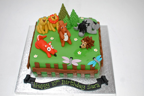Woodland Animal Cake – Beautiful Birthday Cakes