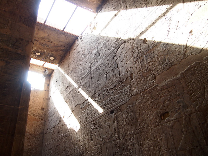 inside Luxor temple