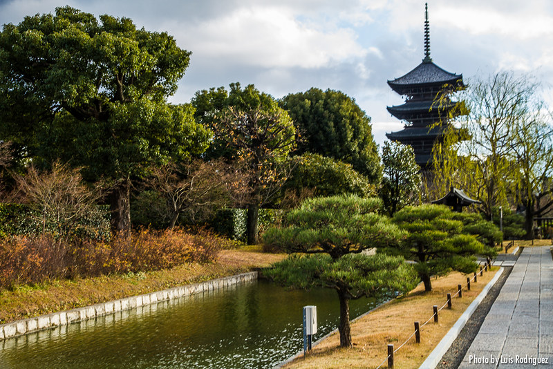 La pagoda del templo Toji, lo más característico