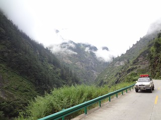 Estrada Zhangmu até Nyalam Tibete
