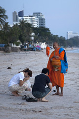 Monks on the Beach