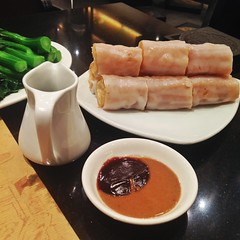“香油條腸粉 (炸兩) Rice noodle rolls filled with twisted cruller” / 中國飲食文化 中国饮食文化 Chinese Food Culture / SML.20130121.IP3.SQ