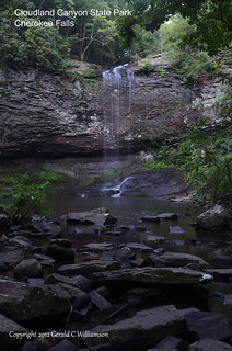 Cherokee Falls in July - Cloudland Canyon State Park by USWildflowers, on Flickr