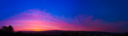 ireland panorama sunrise landscape colours cork bandon