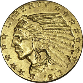 $5 Indian Gold Coin
