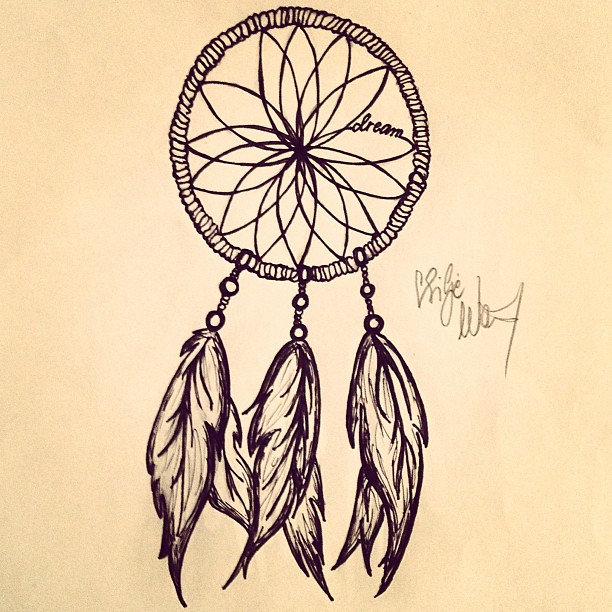 Almost done #drawing #sketch #dreamcatcher #painting #indian #feather # ...