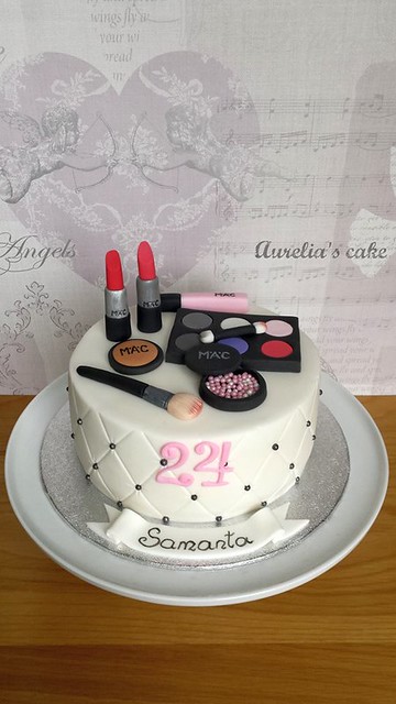 MAC Cosmetics Cake by Aurelia Czarnecka of Aurelia's Cake