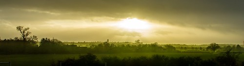 sunset sky cloud sun mist tree green london grass sunshine sony meadow kitlens fields raysofsun m25 5n mygearandme sonynex5n
