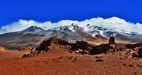 chile trip travel red mountain snow latinamerica southamerica nature rock clouds journey backpacker sanpedrodeatacama