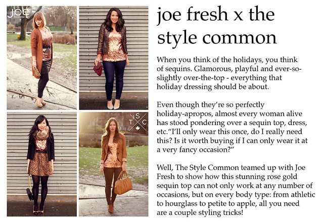 joe fresh x the style common