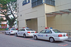 Singapore Police cars