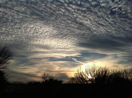 sunset sky sun sunlight weather clouds backyard texas