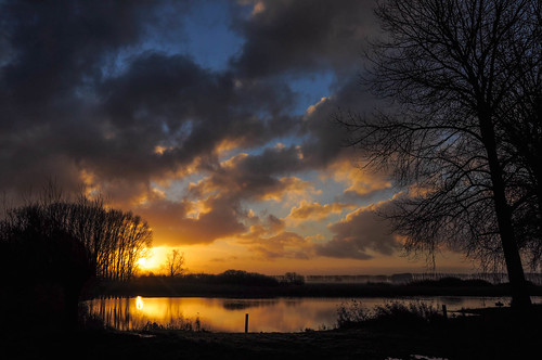 new netherlands sunrise day nederland polder 2013