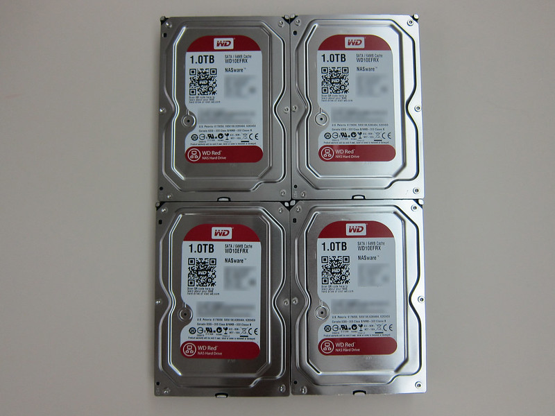 4x WD Red 1TB