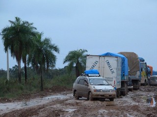 Foto de la carretera de Rurrenabaque a Santa Rosa (Bolivia)