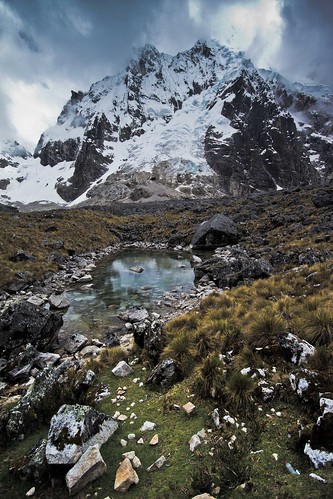 mountain lake reflection peru southamerica inca trekking trek hiking cusco machupichu puno amantani salkantay