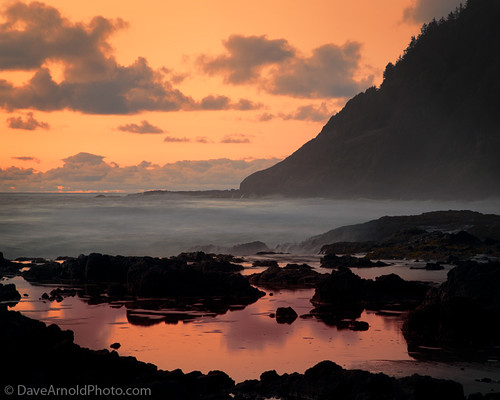 ocean park longexposure sunset sea usa mountain beach oregon centraloregon coast us photo surf pacific image or tide arnold shoreline picture rocky wave pic photograph shore oregoncoast centralcoast westcoast seashore ore perpetua yachats capeperpetua siuslaw davearnold cookschasm nationaforest ragingsea bestcapturesaoi davearnoldphotocom mygearandme