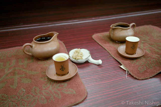 さんぴん茶と黒糖 / Jasmine tea & Barbados sugar